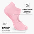 thumbnail image 3 of YOMYM Yoga Socks Non Slip Skid Socks with Grips Pilates Ballet Barre Socks for Women, 3 of 8
