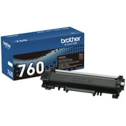 Brother Genuine High Yield Toner Cartridge, TN760, Page Yield Up to 3,000 Pages