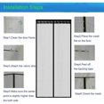 thumbnail image 5 of Magnetic Door Screen 140x220cm, Ultra-Fine Mesh, No Drilling, Black, Compatible with All Doors, 5 of 5