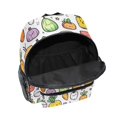 thumbnail image 6 of FORMRS Kids School Backpack with Front Zippered Pocket 12" Student Travel Daypack, Cute Vegetables, 6 of 6