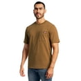 thumbnail image 4 of Wrangler Workwear Men's Short Sleeve Heavyweight Pocket Crew Work Shirt, size S-2XLT, 4 of 8