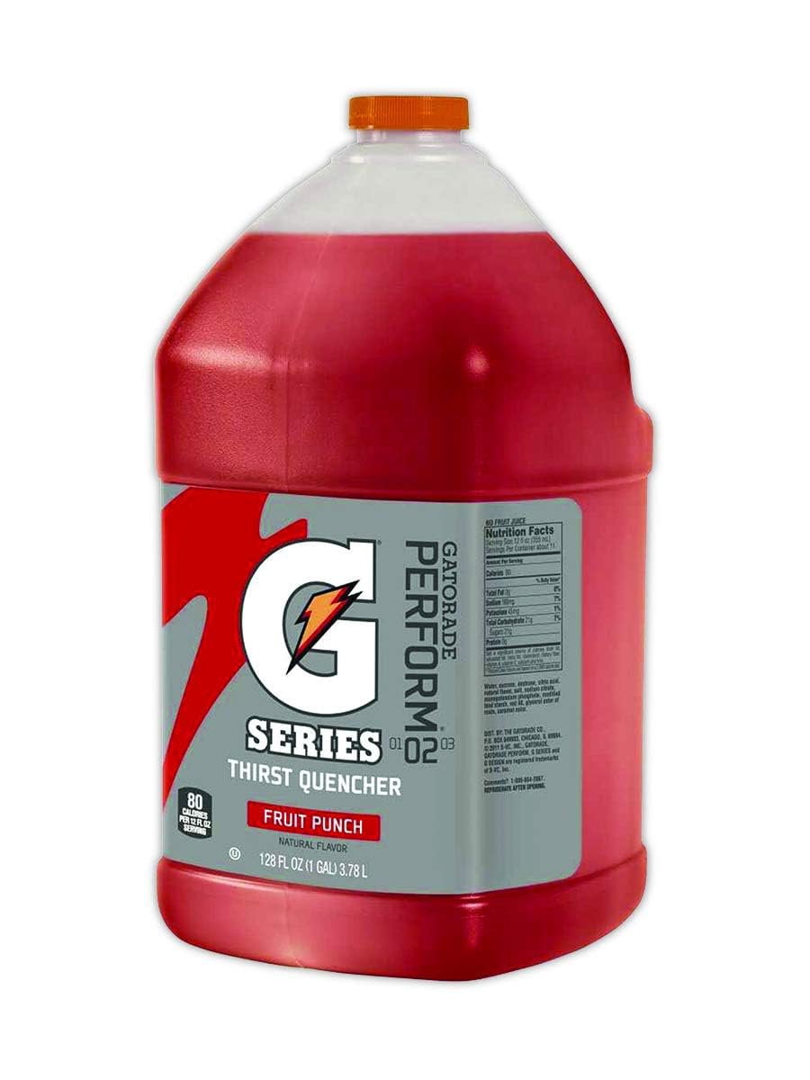 Gatorade Liquid Concentrate Drink Mix  Thirst Quencher Variety Pack, Fruit Punch, Lemon Lime, Orange, Grape, Bulk Sports Drink Syrup, With Pump