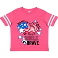 thumbnail image 3 of Inktastic Home of the Free Because My Uncle is Brave Boys or Girls Toddler T-Shirt, 3 of 5