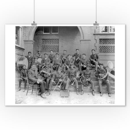 Claflin University Marching Band Photograph (9x12 Art Print, Wall Decor Travel