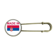 thumbnail image 1 of en serbia, país de amor eses broche de broche de metal antiguo Unbranded M, 1 of 3