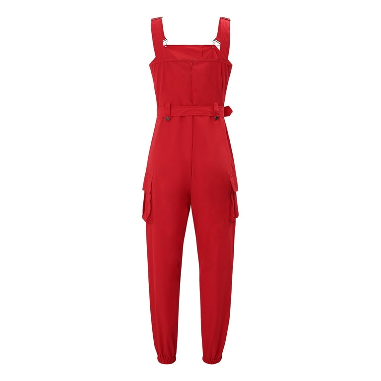 Red store jumpsuit walmart