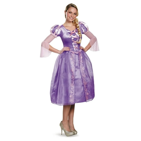 Disney Princess Deluxe Womens Rapunzel Costume - S