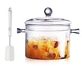 thumbnail image 1 of Cacerola AEFPOYMXU de vidrio transparente de 1,5 l, 50 ml con tapa, resistente al calor, 1 of 9