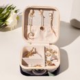 thumbnail image 6 of Koala Travel Portable Decorative Box - Square Jewelry Storage and Organizer Box for Rings, Earrings, Necklaces, and Bracelets - Suitable for Girls and Women - Necklace Organizer Box, 6 of 6