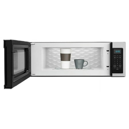 Whirlpool - 1.1 Cu. Ft. Low Profile Over-the-Range Microwave Hood with 2-Speed Vent - Stainless steel