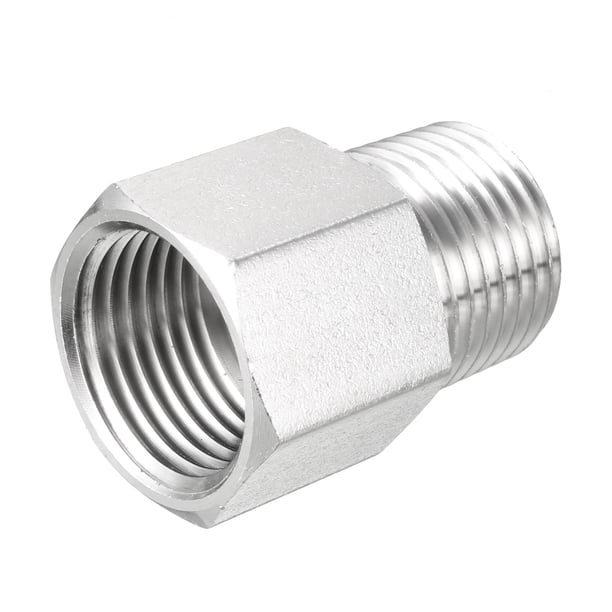 Adaptador de tubo a accesorio, adaptador de manómetro 1/2 NPT macho x 1/2 G hembra