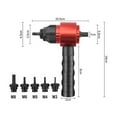 thumbnail image 4 of Riveting Tool Conversion Head Clutch Type Electric RivetGun Electric Tool Gun Head Pull Riveting Tool Electric Nut Gun ,More Helpful and Safe, 4 of 6