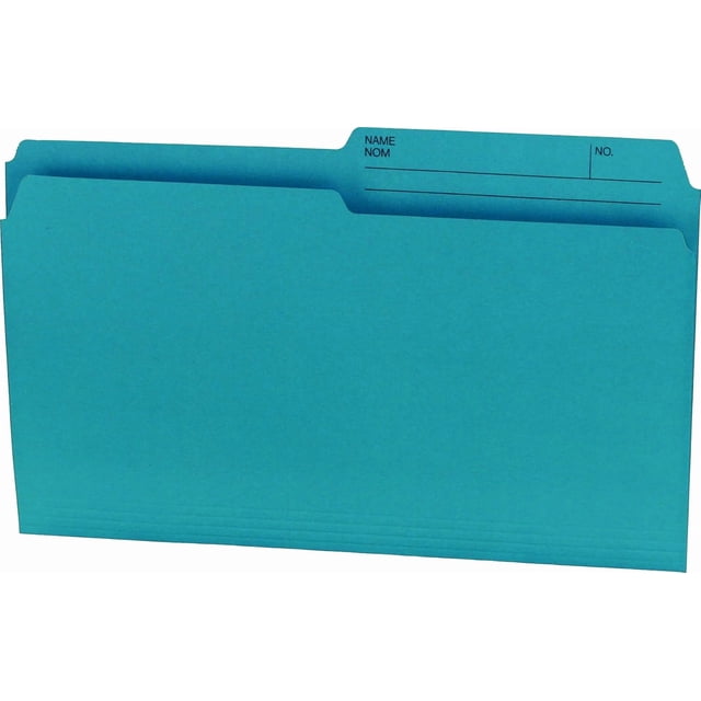 Half File Folder Colo File Folders Legal Size . Point Half Cut Reversible -Count ...