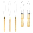 thumbnail image 2 of Tachiuwa Wooden Handle Threader 1 Set Flexible Tips Stitch Insertion Time Saving Reusable Set C, 2 of 7