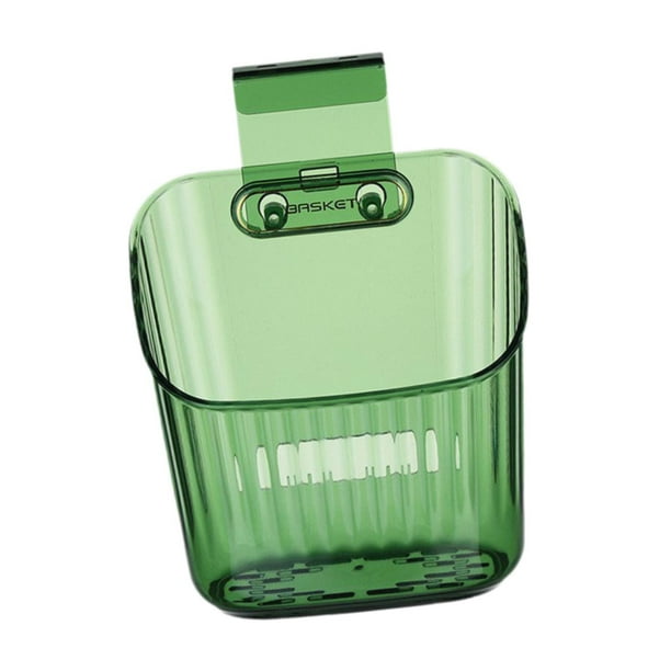 Estantes flotantes para fruteros de puerta de armario de cocina verde