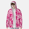 thumbnail image 2 of Saiise Poodle Dog Pattern Sun Protection Hoodie for Men and Women, Lightweight Quick-Dry Windproof with Hood and Zip-Small, 2 of 7
