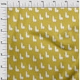 thumbnail image 2 of oneOone Viscose Chiffon Yellow Fabric Sheep Sewing Craft Projects Fabric Prints By Yard 42 Inch Wide, 2 of 4