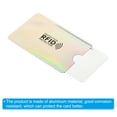 thumbnail image 4 of Uxcell RFID Blocking Sleeves Identity Theft Prevention Credit Cards Secure Protector Holders Sleeves Silver 12 Pack, 4 of 6