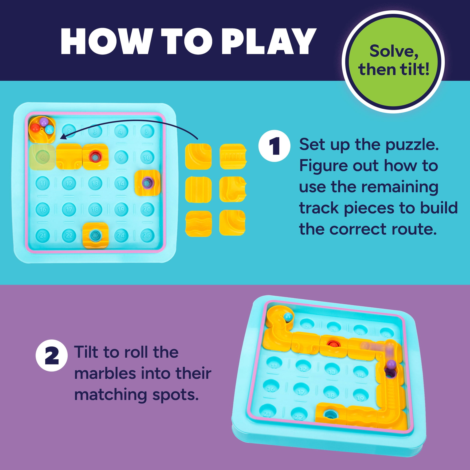 Educational Insights Tiltonic Marble Maze, STEM Brain Teaser Puzzle for Kids Ages 7 and up