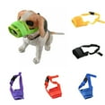thumbnail image 2 of UDIYO Adjustable Pet Puppy Mouth Cover Mask Pure Color Anti Biting Soft Dog Muzzle, 2 of 7