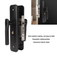 thumbnail image 4 of Door Lock Set, Flexible Door Handle Lock Set Stainless Steel Comfortable Grasp Colorfast  for Bedroom, 4 of 8