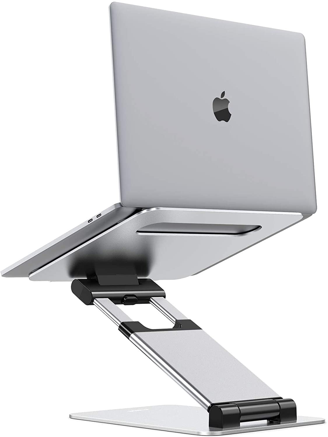 Black Laptop Stand Ergonomic Height Angle Adjustable Computer Laptop Holder Compatible withAll Laptops 11-17 