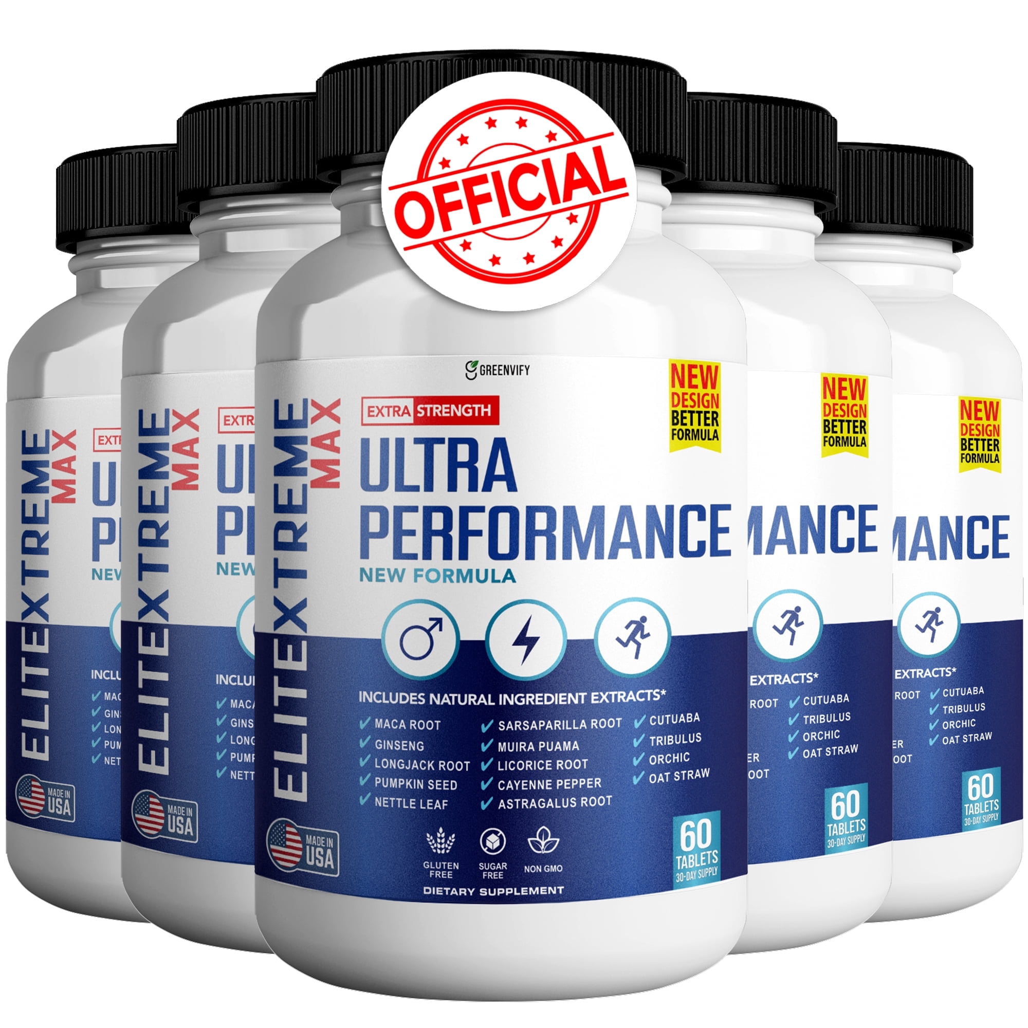 Max Male Health Supplement with Calcium, Zinc & Proprietary Blend for Energy Vitality Strength & Endurance 300 tablet