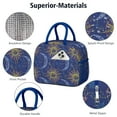 thumbnail image 4 of Lunch Bag Lunch Box for Women Reusable Insulated Lunch Bags,Water-Resistant Sun Moon and Zodiac Cooler Lunch Tote Bag, Large Capacity for Work Travel Picnic, 4 of 6