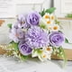 thumbnail image 1 of Ramo de flores artificiales de seda con vibrantes peonías para bodas, decoración del hogar, centros de mesa y eventos, longitud de 30 cm., 1 of 6