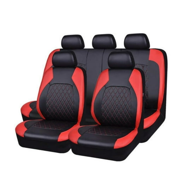 MPXBM Car Seat Covers for Ford Focus ST 2013-2018, Front and Rear Seat Cover Sets All Weather Seat Protector Cover Interior Accessories