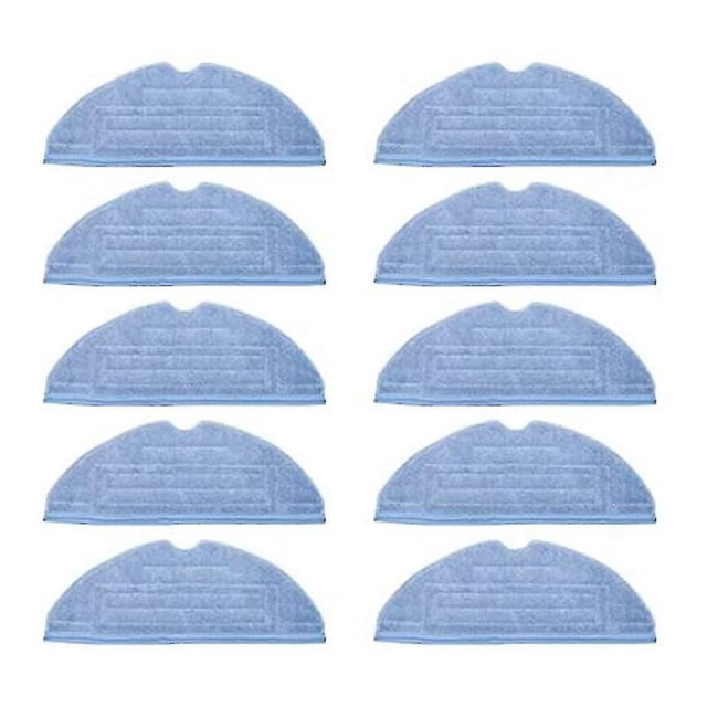 10 Pcs Mop Cloth Pads Compatible Compatible Compatible With Xiaomi Roborock S7 T7s T7 Plus Vacuum Cleaner Parts Microfiber Soft Pad (blue)_High-quality