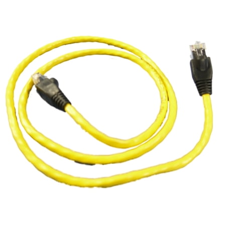Leviton Yellow Cat 5e 3 ft Ethernet Patch Cord Network Cables Booted 5G455-3YW price history on PriceWatchPro
