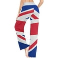 thumbnail image 3 of FREEAMG Women Pajama Pants Patriot Flag Sleepwear Pants Pjs, 3 of 5