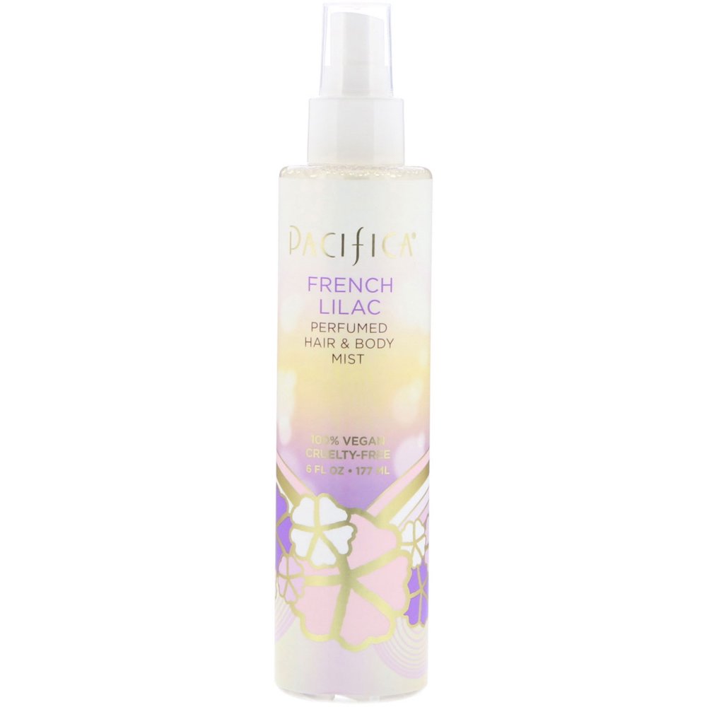Pacifica French Lilac Perfumed Hair & Body Mist, 6 fl oz (177 ml