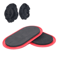 thumbnail image 1 of Disques de Curseurs d'Exercice, Forme Ovale Double Face pour Sols Sport, 1 of 5