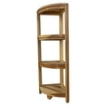 thumbnail image 5 of EcoDecors® SnazzyCorner® 38" Teak Wood 4-Tier Corner Shelf in EarthyTeak Finish, 5 of 11