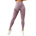 thumbnail image 4 of Outfmvch Leggins Tummy Control Butt Lift Workout Leggings High Waisted Pants for Women Flare Leggings for Women Womens Leggings with Pocket Running Shorts for Women Watermelon Red M, 4 of 5