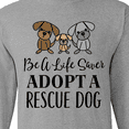 thumbnail image 4 of Inktastic Adopt a Rescue Dog Pet Long Sleeve T-Shirt, 4 of 5