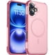 thumbnail image 1 of Funda para iPhone 16 Temdan a prueba de caídas rosa, 1 of 7