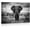 Frame-style, variant on Black and White Elephant Canvas Wall Art Majestic African Wildlife Animal Print Nature Photography Large Wall Decor Pictures for Living Room Bedroom Home