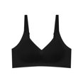 thumbnail image 2 of Thin Strap Sports Bra Low Back Top Thin Strap Bra Spaghetti Strap Bra Criss Cross Bras for Women Seamless Bra Push Up Bra Backless Bra Push Up Push Up Bralette Pilates Black 36, 2 of 5