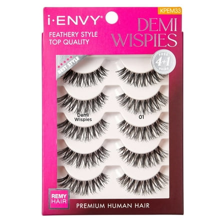 Kiss I Envy Demi Wispies 4 1 Feathery Style Lashes (Pack of 2)
