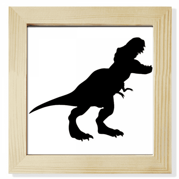 dinosaur bs tyrannosaurus rex Square Picture Frame Wall Tabletop Display