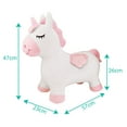 thumbnail image 2 of Inflatable Jumping Unicorn with plush suit, 2 of 8