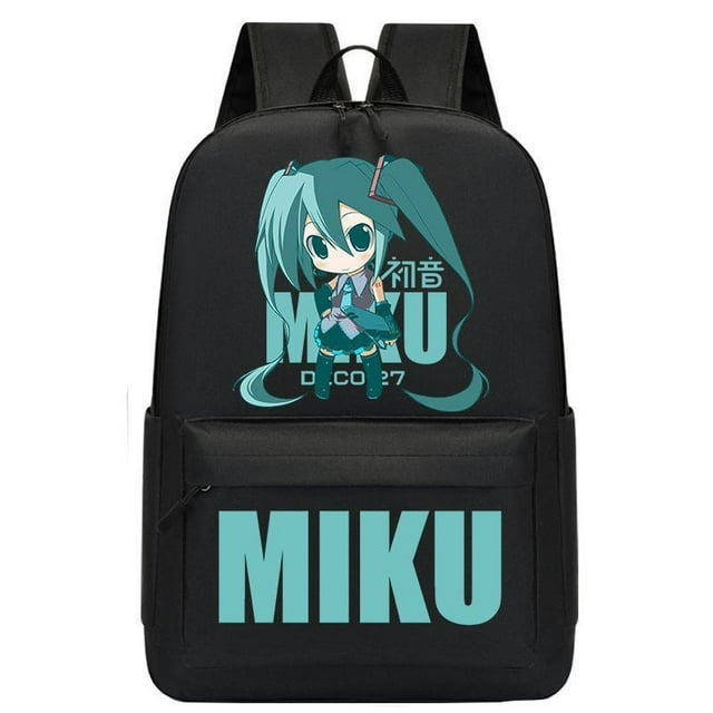 Sac à Dos Léger Grande Capacité Mignon Hatsune Miku Mode Créatif Imprimé Anime Simple Décontracté Polyvalent Réduction du Stress