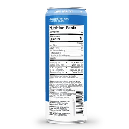 ZOA SUPER BERRY ZERO SUGAR  SODA, 12 FL OZ ALUMINUM CAN, 0.0% ABV