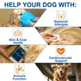 thumbnail image 5 of Oimmal Omega 3 for Dogs - Fish Oil for Dogs Skin and Coat - 180 Chewable Tablets - Omega 3 6 9, EPA & DHA and Vitamins Chewable for Dog Shedding, Dry Skin & Heart Support - 1Pack, 5 of 12