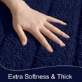thumbnail image 3 of Softlife Absorbent Bathroom Rug Soft Microfiber Washable Bath Mat,24"x36",Navy Blue, 3 of 6