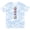 Tie Dye Blue, variant on Inktastic Barber Barberpole T-Shirt