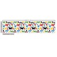 thumbnail image 2 of Cats Fabric by the Yard, Colorful Cats and Dogs Animal Silhouettes Domestic Pets Cartoon Canine Characters, Decorative Upholstery Fabric for Sofas and Home Accents, 1 Yard, Multicolor by Ambesonne, 2 of 4